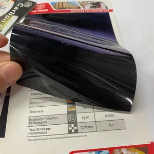 Insulfilm polarizado uv99, filme profissional para janela de carro, filme de 1 camada tingido solar, papel polarizador de cerâmica nano, papel colorido para janela de carro