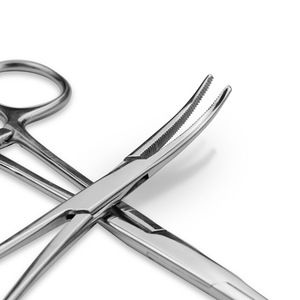 Pinzas hemostáticas de acero inoxidable de 14 cm para la eliminación de pelo de mascotas y extracción de anzuelos de pesca - Product Image 2