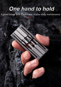 Kit essenziale riparazione pneumatici bici multifunzione bicicletta Multi strumento Set <span class=keywords><strong>accessori</strong></span> importanti <span class=keywords><strong>per</strong></span> i <span class=keywords><strong>ciclisti</strong></span> - Product Image 2