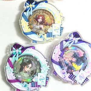 Personal Acrylic Charms Ctue <b>Keychain</b> Amine Character Photocard Holders Customized Logo - Product Image 2