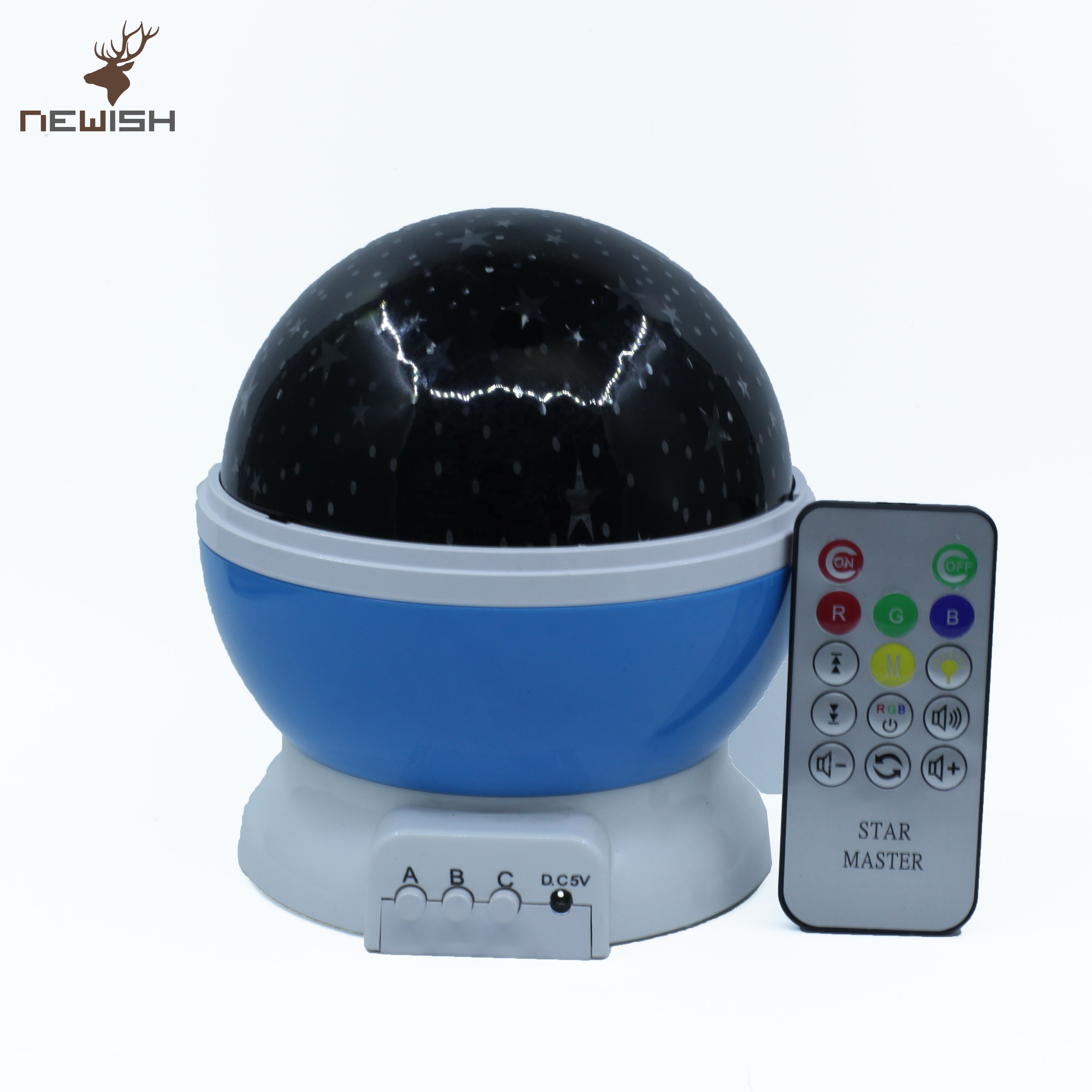 Newish kis roome deco 8 цветов ночной Светильник Луна Звезда проектор