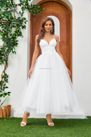 Robe de mariée grande taille, col en V, dentelle, satin, robe de bal, robes de mariée sur mesure en gros pour la mariée