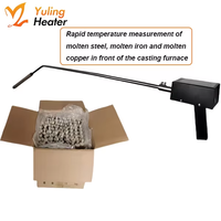 Medidor de temperatura de hierro y acero fundido portátil W330, pistola de medición de temperatura del horno, personalizable, soporte OEM y ODM