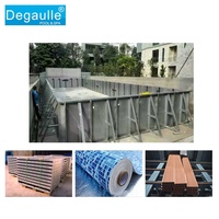 Piscine creusée en acier assemblée par immeuble d'appartement de cadre en acier