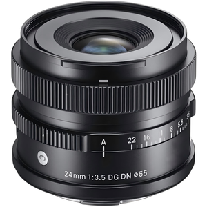Objectif d'appareil photo pour capteur APS-C monture E, 24 mm F3.5 DG DN - Product Image 1
