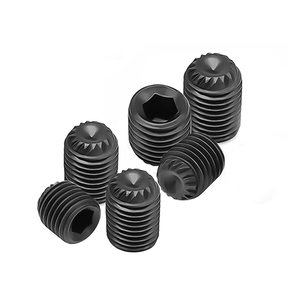 Vente en gros DIN916 Vis de réglage à six pans creux en acier inoxydable Pointe à coupelle concave 10mm 4mm Longueur M4 M5 M6 M8 Tailles pour pouce - Product Image 5