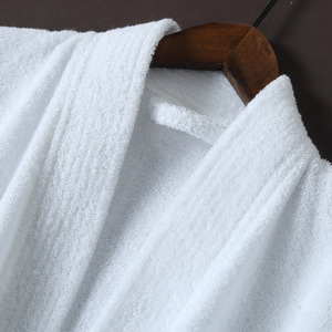 Accappatoi di Lusso per Hotel 5 Stelle, 100% Cotone, con Logo <span class=keywords><strong>Ricamato</strong></span> Personalizzato, <span class=keywords><strong>Accappatoio</strong></span> in Spugna di Cotone di Alta Qualità - Product Image 5