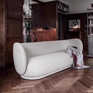 Sofá de Lujo Estilo Nórdico, Diseño Curvo, Espuma de Alta Densidad, Sofá de Piso para Sala de Estar, Hotel o Casa de Huéspedes - Product Image 2