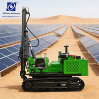 Pileuse hydraulique solaire sur chenilles CE certifiée TeZhong TZ539, piquage 5m, forage 50-400mm, moteur haute puissance, directement de l'usine