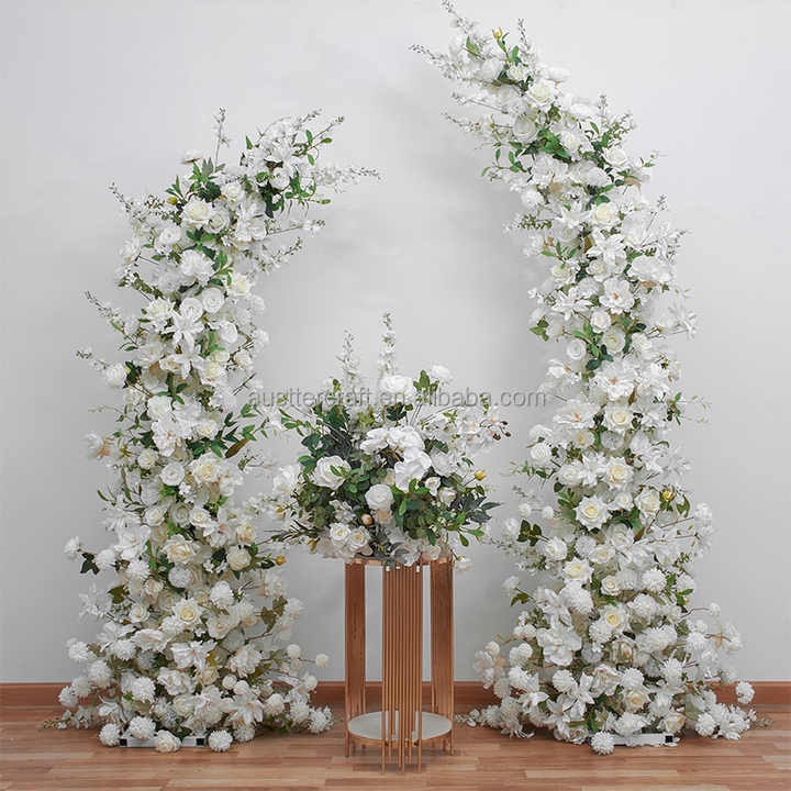 Wedding Artificial Silk Flower Arch Arrangement for Christmas or