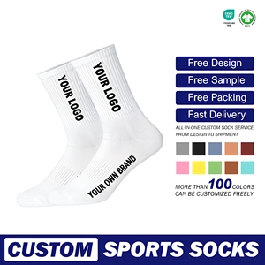 Chaussettes de sport personnalisées Unisexe Toutes saisons Matériel <span class=keywords><strong>Original</strong></span> Chaussettes Personnaliser en usine Toutes chaussettes Hommes Femmes - Product Image 3