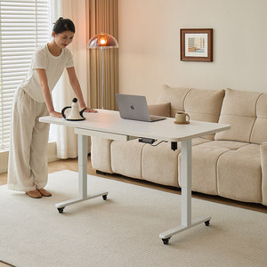 Mesa de centro eléctrica elevable con altura ajustable, mesa baja, escritorio, muebles para sala de estar, apartamento, hotel, <span class=keywords><strong>casa</strong></span> de huéspedes, venta al por mayor - Product Image 3
