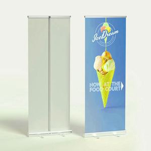Expositor enrollable retráctil personalizado, ligero y portátil, de 85*200 cm, con marco de aluminio, fácil de desmontar y reciclable, para ferias comerciales. - Product Image 3
