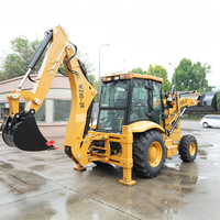 Backhoe Loader 4x4 Langsung dari Pabrik untuk Transportasi Taman Kota, Peternakan, dan Penanganan Material