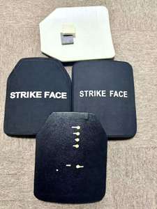 カスタマイズされた軽量弾道防護III IVプレートタクティカルベストプレートアルミナインサートPEセラミックBR5ストライクフェイスアーマープレート - Product Image 6