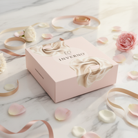 Kotak Kaku Berpenutup dan Alas Cetak Khusus yang Elegan, Kotak Kemasan Kosmetik Mewah untuk Parfum dan Perhiasan
