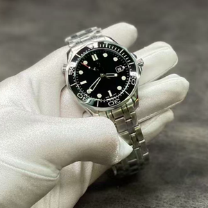 Montre mécanique de haute qualité avec bracelet en acier inoxydable, montre décontractée et professionnelle avec aiguilles, style sportif Omegaes - Product Image 3