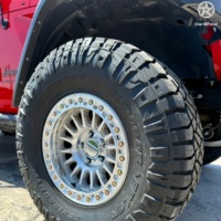 Jantes forgées monobloc DW 17 18 20 22 pouces, véritable beadlock, en alliage d'aluminium forgé, finition argent usiné, pour Jeep Gladiator, jantes tout-terrain
