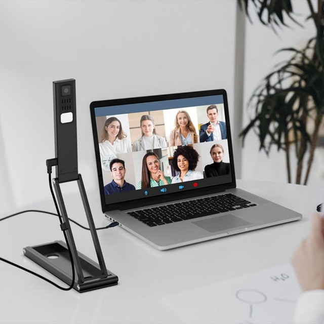 A3 4K Visual Presenter Document Camera with USB Interface for School Training Teaching Meetings Featuring Webcam Function