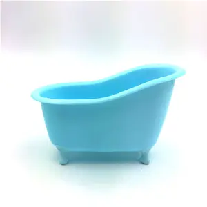 RUIPACK OEM Plastic mini bathtub small container for hold toy blue