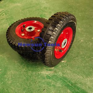 Newsun Fabricante al por mayor Rueda giratoria de 8 pulgadas 2,50-4 Ruedas de neumáticos de goma usadas para carros o carros de herramientas - Product Image 6