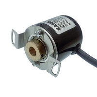 Encoder Rotary Absolut 10 Bit Murah dengan Poros Berongga 8mm, Encoder Absolut RS485 Modbus RTU