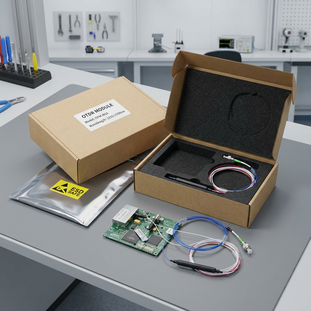 OEM/ODM 1310/1550/1625/1650nm Event Deadzone 1.5m Embedded OTDR PCBA Module Optical Time Domain Reflectometer Module