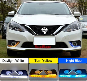LED DRL Ban Ngày Chạy Đèn Sương Mù Cho Nissan Sylphy Sentra 2016 2017 2018 Ánh Sáng Ban Ngày Với Lần Lượt Tín Hiệu Đèn Kit - Product Image 2
