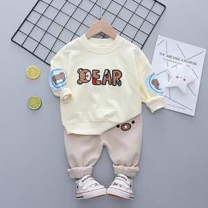 Robes pour enfants, designs coréens, vêtements pour garçons, vente en gros, ensemble de vêtements en coton, ensembles de 2 pièces, vêtements pour enfants élégants - Product Image 2