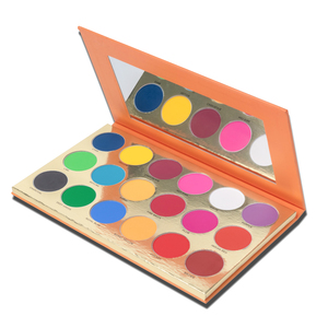 Paleta de sombra de ojos personalizable, <span class=keywords><strong>18</strong></span> colores, larga duración, vegana, maquillaje mate brillante, alto pigmento, novedad - Product Image 2