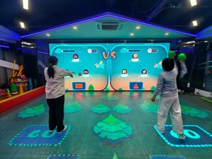 Trò chơi nhóm, trò chơi tương tác dẫn đầu, tương tác trên tường và sàn, thể thao vui nhộn, trận chiến lưới, trò chơi bóng - Product Image 2