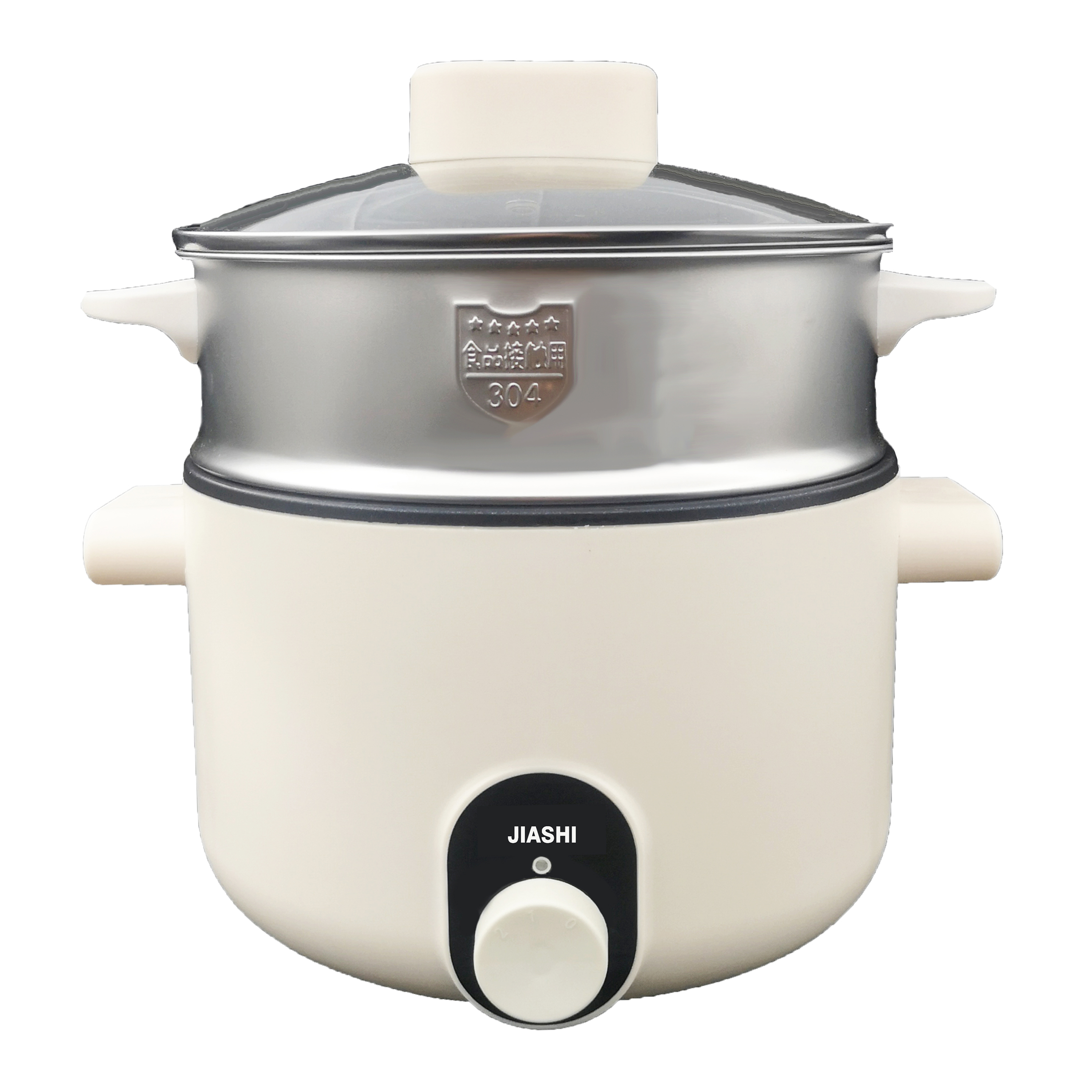 Горячая распродажа, электрический горячий горшок 2 л с отпаривателем из нержавеющей стали, Электрический Противоскользящий суповый горшок с антипригарным покрытием