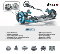Rodamiento de Cubo de Rueda Trasera RMAX STF-3104200 para BYD Tang, Venta Caliente, 1 Año de Garantía