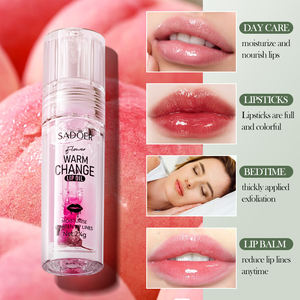 SADOER Etiqueta Privada flor uva <span class=keywords><strong>miel</strong></span> melocotón <span class=keywords><strong>aguacate</strong></span> fresa vegano brillo <span class=keywords><strong>de</strong></span> labios hidratante nutritivo producto <span class=keywords><strong>de</strong></span> belleza aceite <span class=keywords><strong>de</strong></span> labios - Product Image 5