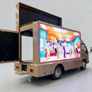 Camion publicitaire routier avec écran anti-poussière à taux <span class=keywords><strong>de</strong></span> rafraîchissement élevé et affichage multi-fenêtres pour publicité commerciale - Product Image 5