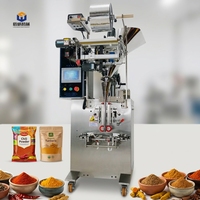 Machine d'emballage automatique verticale pour sachets de poudre d'assaisonnement, piment rouge, granulés de curcuma, cumin et autres épices