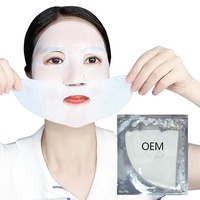 Mascarilla Facial de Hidrogel de Bio-Colágeno Coreano de Marca Privada OEM, Transparente, Absorbente, Reafirmante, Hidratante, Iluminadora, Vegana