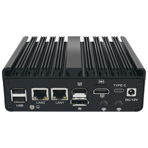 Mini PC N150 avec mémoire DDR5, double interface de stockage, boîtier en alliage d'aluminium, résistant aux environnements difficiles pour <span class=keywords><strong>robot</strong></span> industriel - Product Image 2