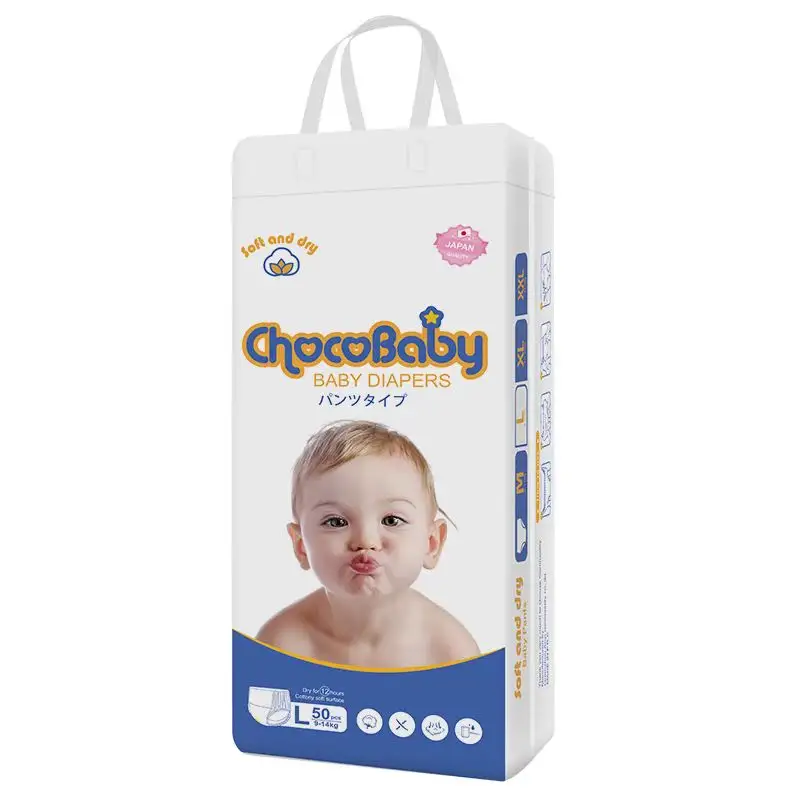 Chocobaby OEM ODM Pampering Swiss Quality Huge Absorption Baby Diapers Nappies Soft Baby Diapers