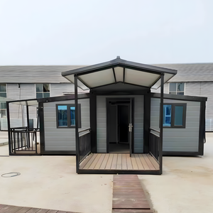 Bán buôn 2-3 phòng ngủ prefab phẳng đóng gói nhà lắp ráp nhanh chóng mở rộng container sống nhà bánh sandwich bảng điều khiển nhỏ biệt thự - Product Image 2