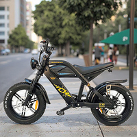 Vélo hybride VTT 20 pouces sur mesure ODM, 7 vitesses, 1000W, batterie lithium 48V, autonomie 60 km, double suspension, freins hydrauliques