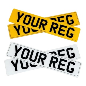 Kit de <span class=keywords><strong>plaques</strong></span> d'<span class=keywords><strong>immatriculation</strong></span> en gel 3D de style britannique personnalisé, <span class=keywords><strong>plaques</strong></span> d'<span class=keywords><strong>immatriculation</strong></span> en aluminium, finition brillante/noir chromé, décoration de voiture personnalisée - Product Image 4