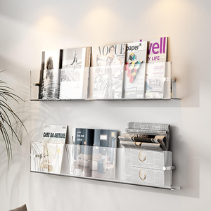 Hiện đại trong suốt Acrylic treo tường giá Tạp Chí và kệ trưng bày cho báo và Văn Học - Product Image 5