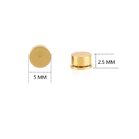 Breloques rotatives en acier chromé et laiton pour nail art, pour femmes et filles, accessoires de bijouterie et de loisirs créatifs
