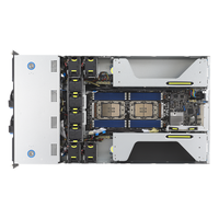 Serveur 2U ESC4000-E11 à double processeur, prend en charge quatre GPU double emplacement, 16 DIMM, six NVMe, deux alimentations Titanium 2600W