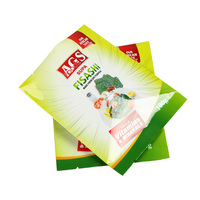 Op maat bedrukte aluminiumfolie kussenverpakking voor noten, zaden, gedroogd fruit, snacks en zeep, met achterzegel, gemaakt van hoogwaardig plastic.