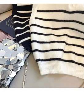 I-0550 Débardeur tricoté zippé à col rétro pour femme, respirant, sans manches, style décontracté et minimaliste, idéal au quotidien - Product Image 3