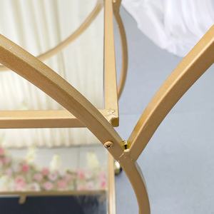TY210601-1 di vendita calda di ferro rimovibile carrozza ristorante <span class=keywords><strong>per</strong></span> la festa di nozze evento arredamento Luckygoods all'ingrosso - Product Image 3