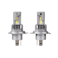 Ampoule de phare LED H4, faisceau haut et bas, 70W, 7000LM, 6500K, CSP, taille mini, kit de conversion de phare de voiture, plug and play