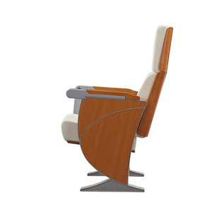 เก้าอี้หอประชุมยี่ห้อ Yaqi รุ่น YA-L009A สีขาวงาช้าง พับได้ หมุนได้ สำหรับจัดวางเป็นแถว เฟอร์นิเจอร์โรงละคร - Product Image 2